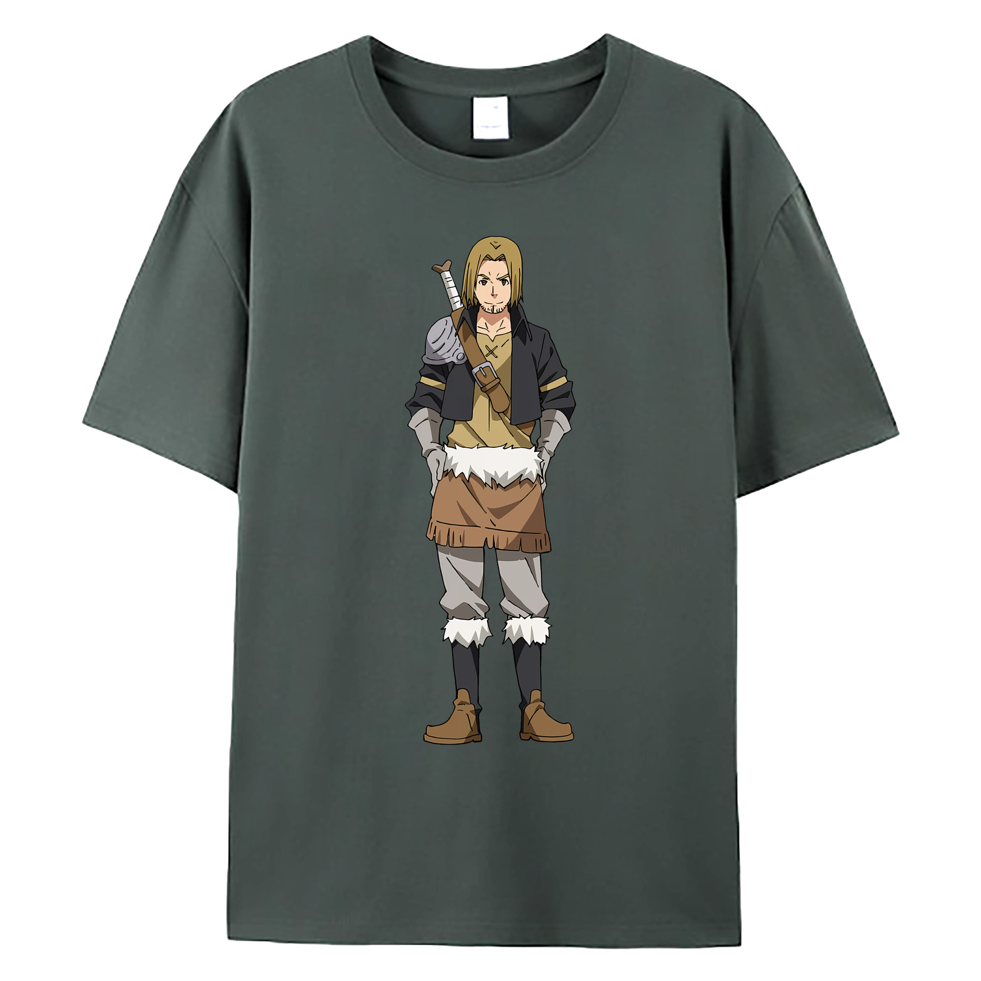 （画像用） 転スラ Regarding Reincarnated to Slime 綿100％ メンズ半袖Tシャツ｜肌触りやわらか＆通気性